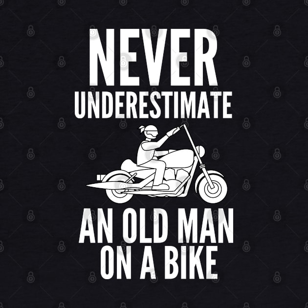 Never underestimate an old man on a bike by mksjr